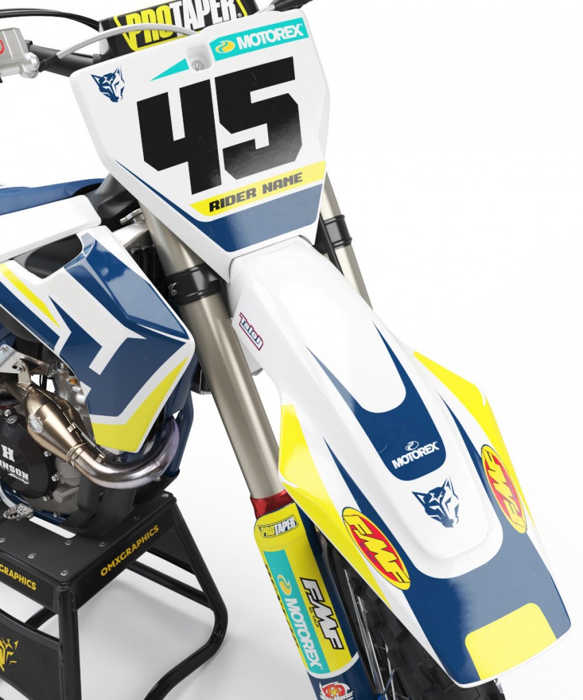 Husqvarna Motocross Graphics Kit Front
