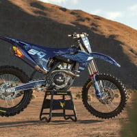 Husqvarna Pulse Blue Graphics Kit Promo