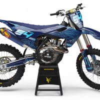 Husqvarna Pulse Blue Graphics Kit