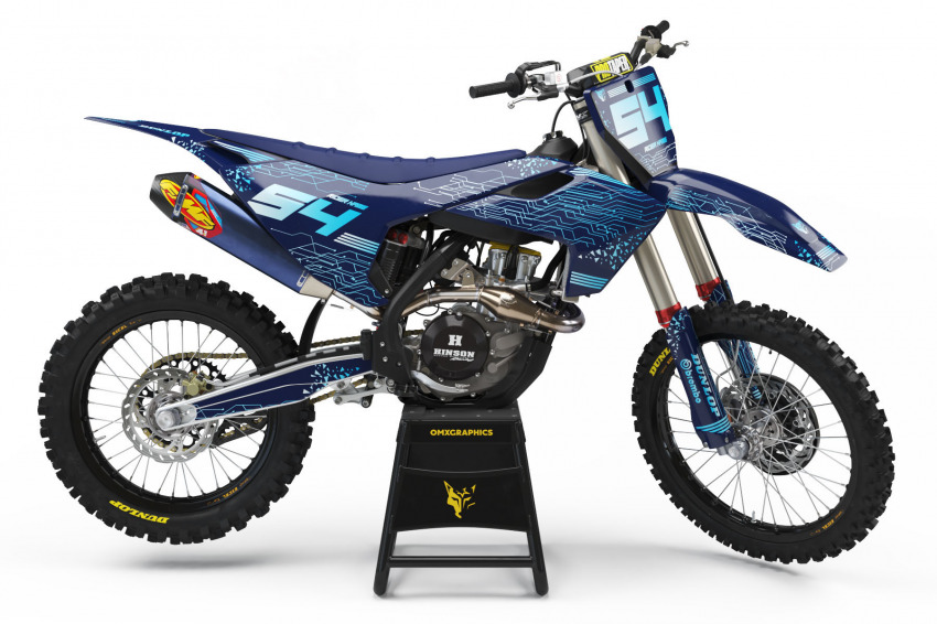 Husqvarna Pulse Blue Graphics Kit