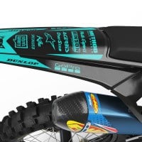 KTM Motocross Graphics Fuel Blue Tail