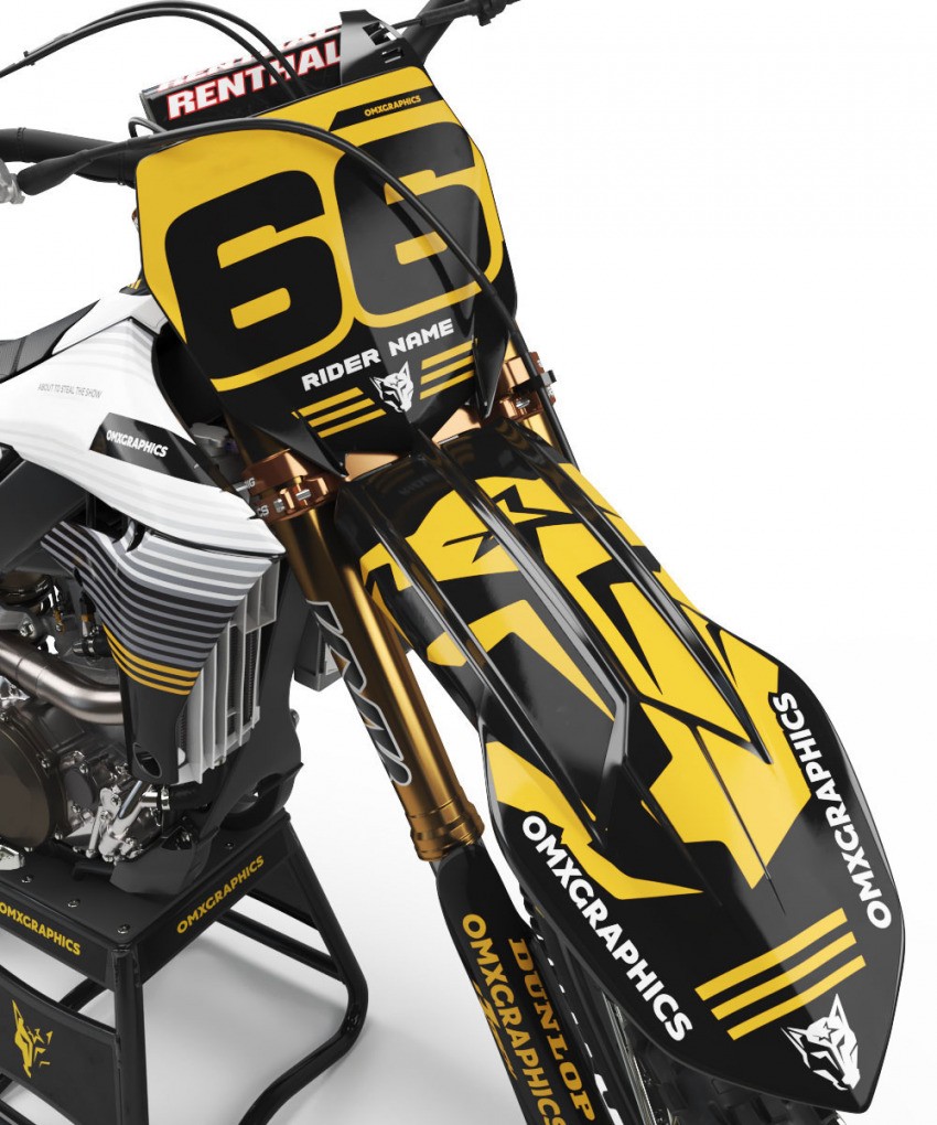 Dope Graphics for Yamaha WR450 Rally Front
