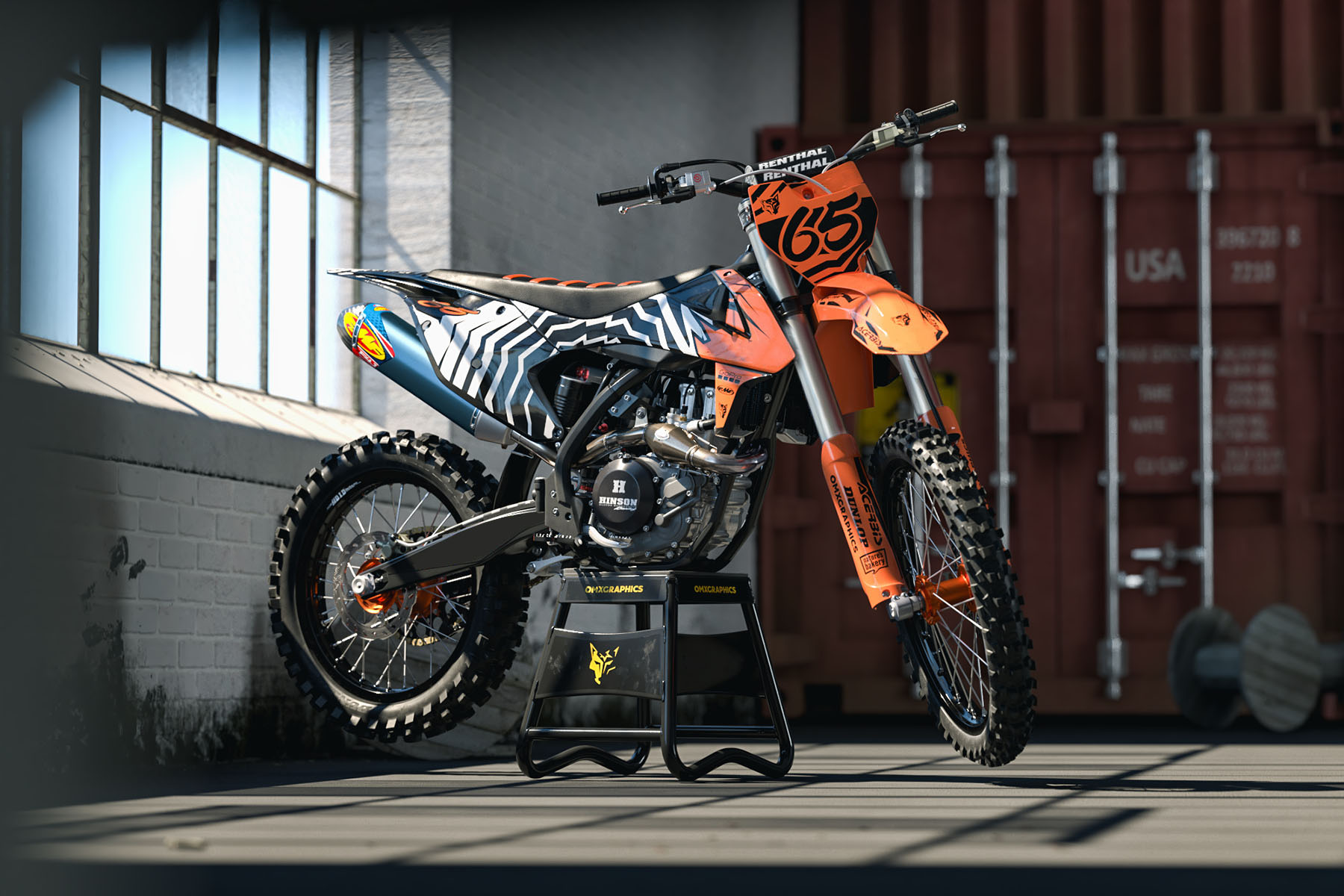 Custom MX Racing Graphics set for KTM - Promo