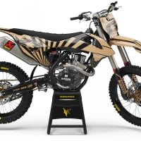 Sand and Black Customizable KTM Graphics set