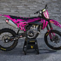 Husqvarna Motocross Graphics Blaze Pink Promo