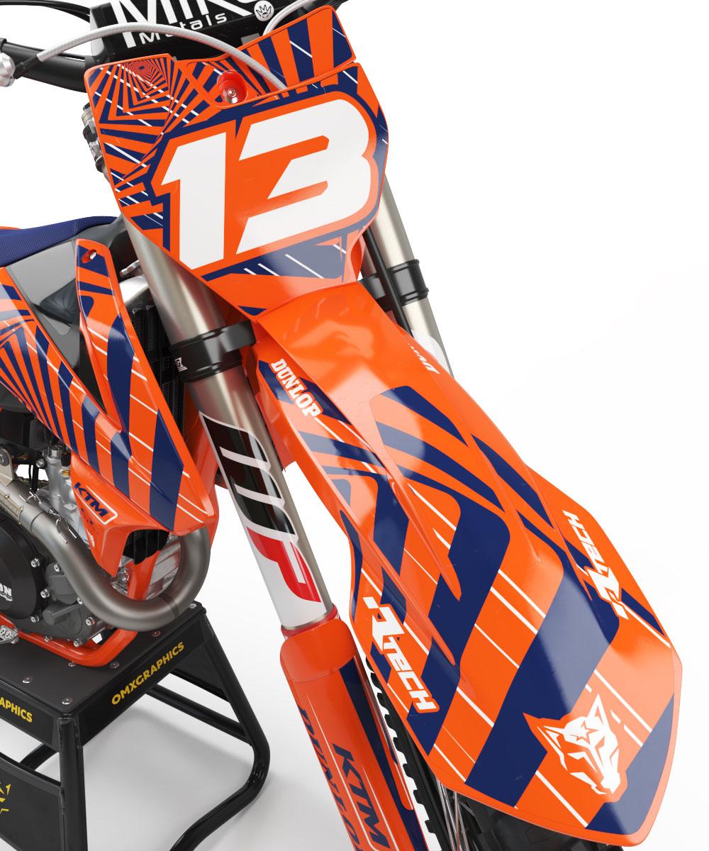 KTM Graphics 'Blaze Blue' Kit OMXGraphics