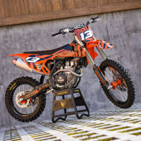 Custom Orange and Black KTM Stickers kit - Promo