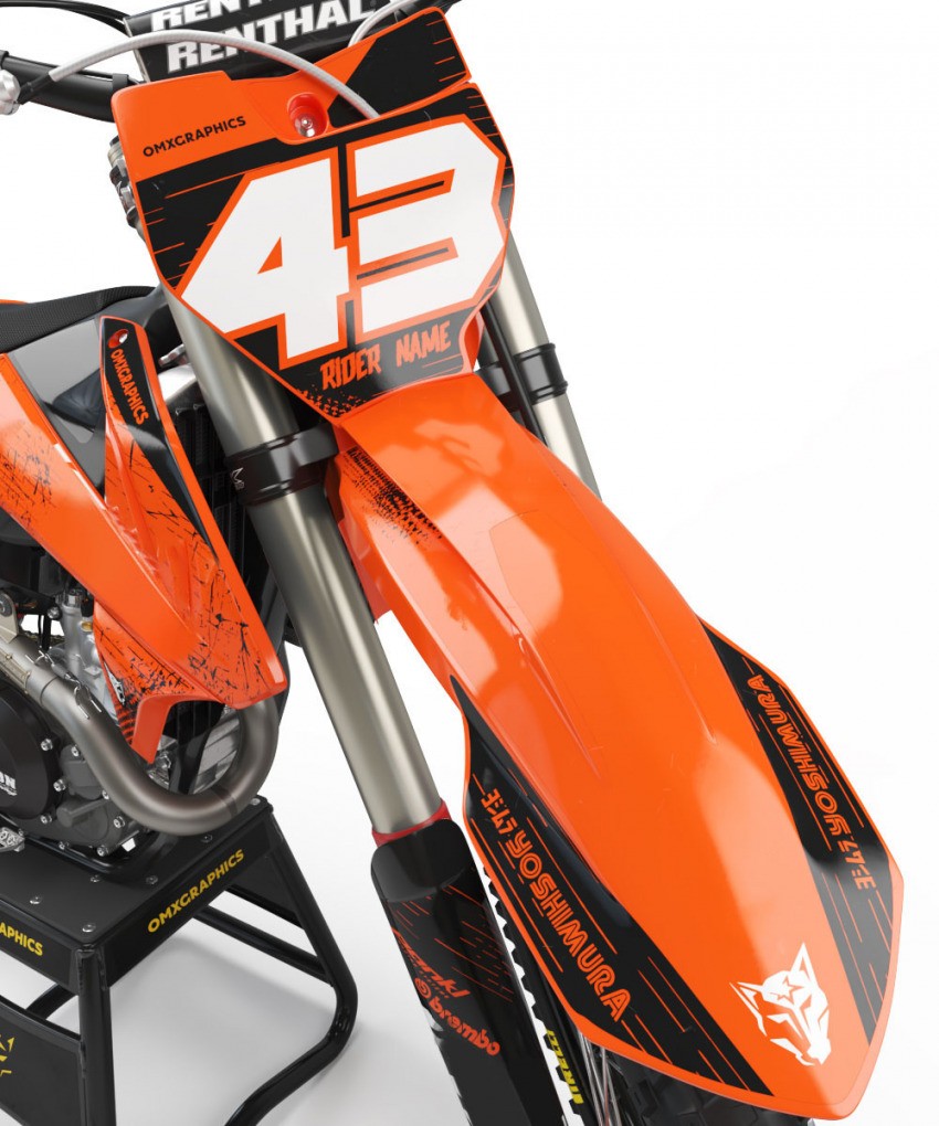 KTM Motocross Graphics Squad Front