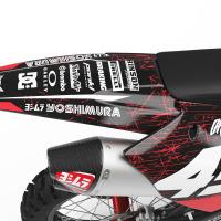 Kawasaki Graphics Kit Squad Red Tail