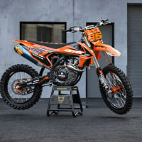 Orange and Black Custom Stickers set for KTM - Promo