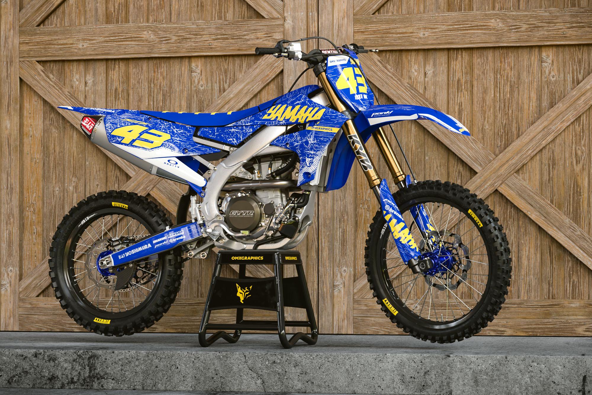 Yamaha 'Squad Blue' Graphics Kit – OMXGraphics – 21 MIL Thick