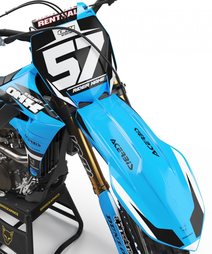 Best Quality Graphics Kit for Yamaha YZ250 FX Front