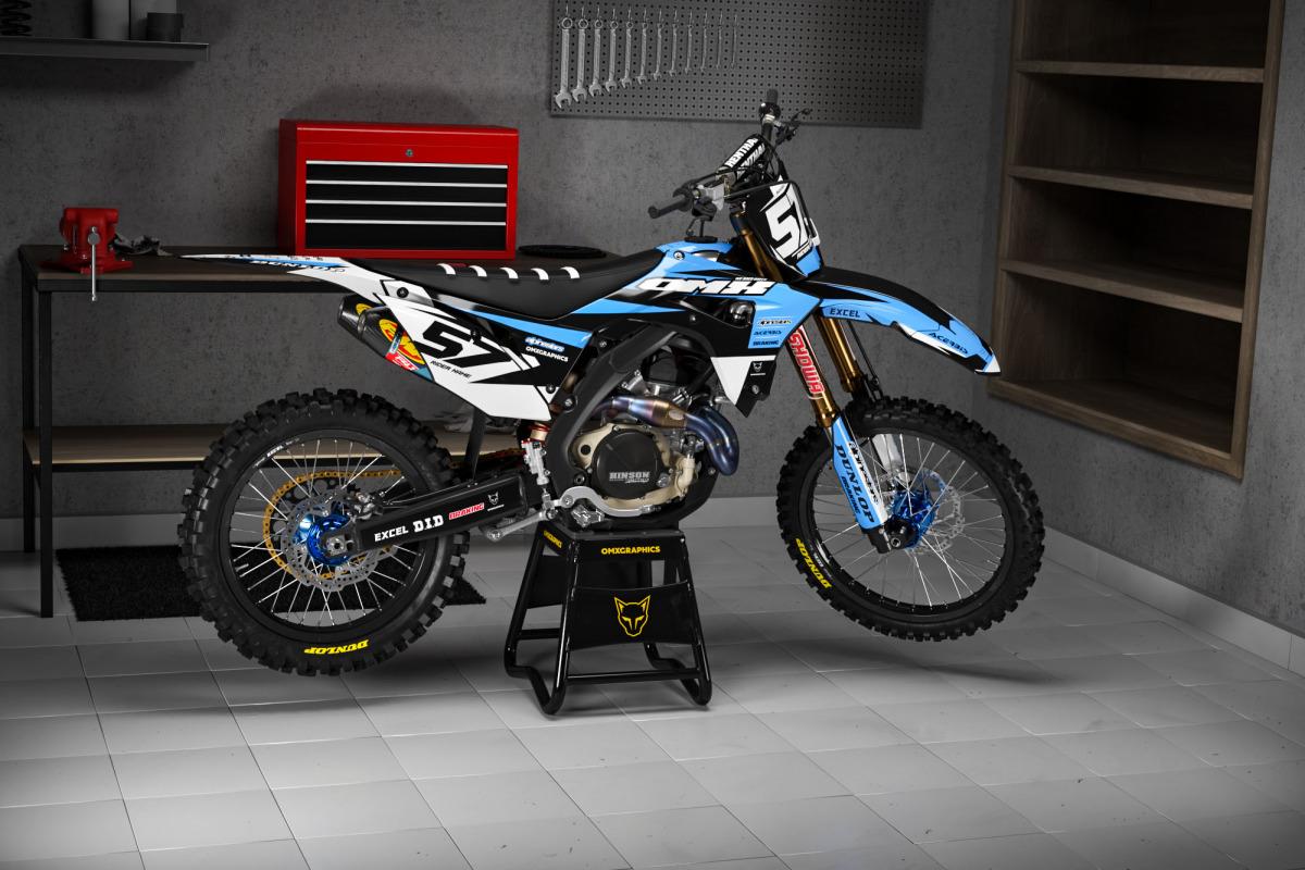 Honda Dirt Bike Graphics Kit Dazzle Promo