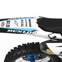 Honda Dirt Bike Graphics Kit Dazzle Tail
