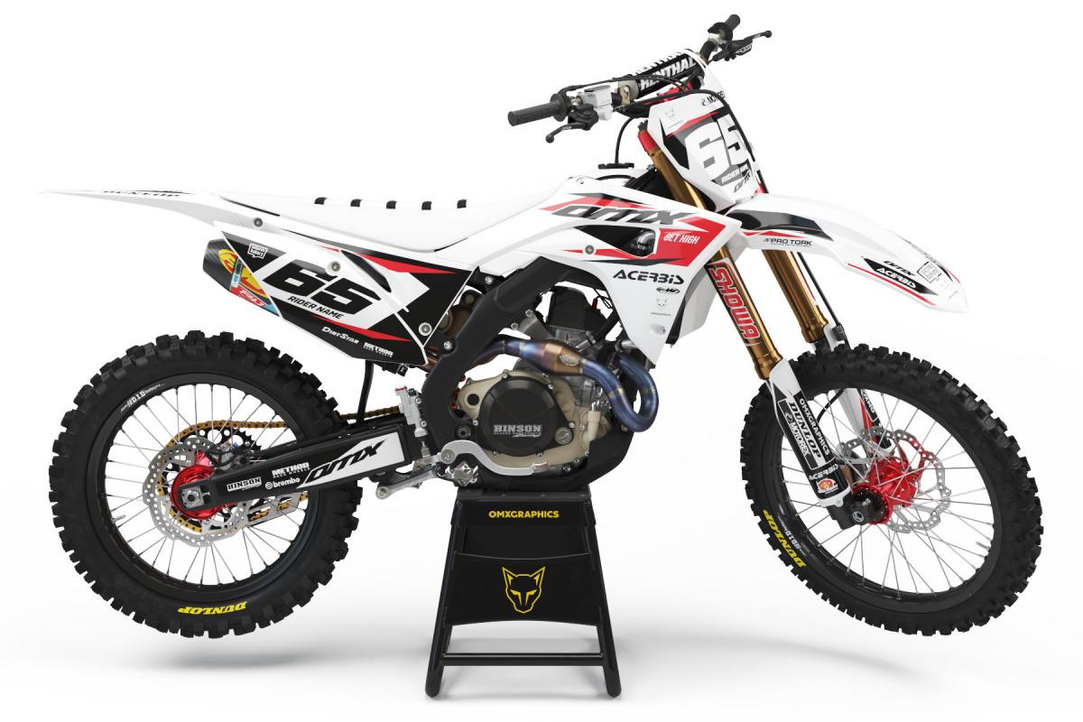 Supermoto bike graphics by OMX Graphics - Fully Customisable