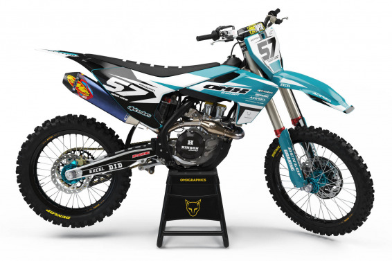 Husqvarna Graphics Kit Dazzle Teal