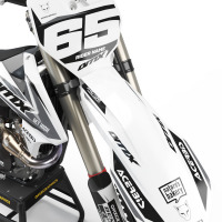 KTM graphics kit for White Plastics - Front