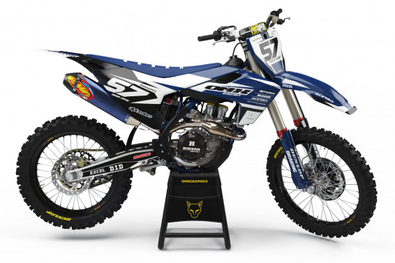 Husqvarna Dirt Bike Graphics Kit Dazzle