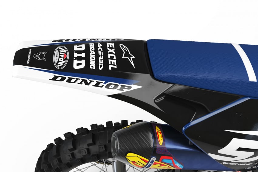 Husqvarna Dirt Bike Graphics Kit Dazzle Tail