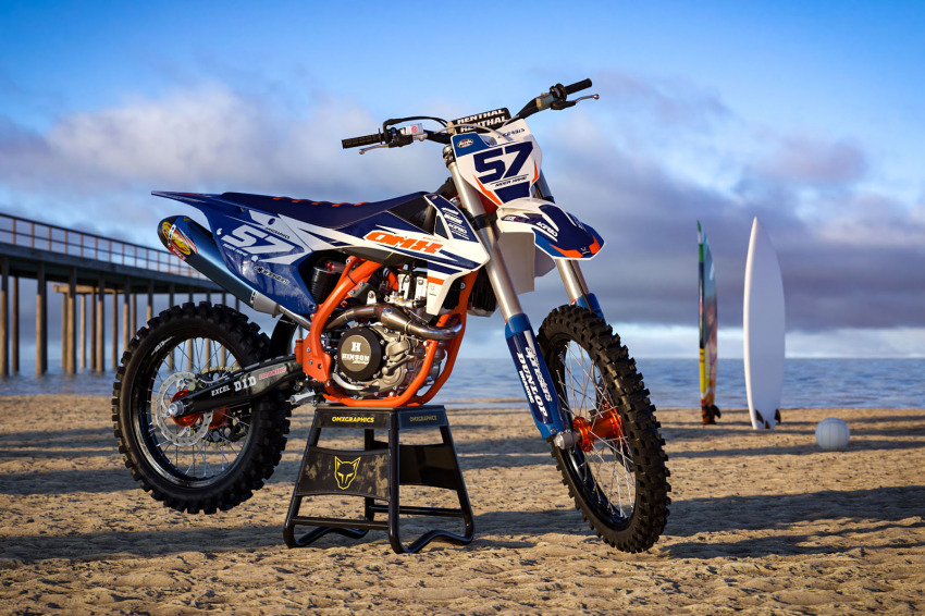 Custom graphics kit for KTM MX bike - Promo