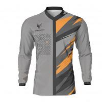 Motocross Jersey Chase Dark Grey Front