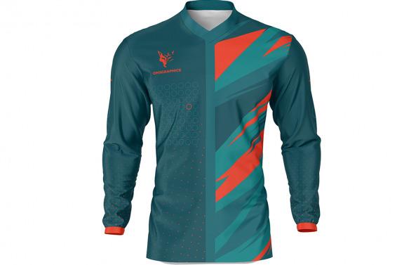 Custom Mx Jersey Chase Dark Teal Front