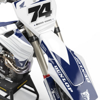 Husqvarna Mx Graphics Kit Rage Front