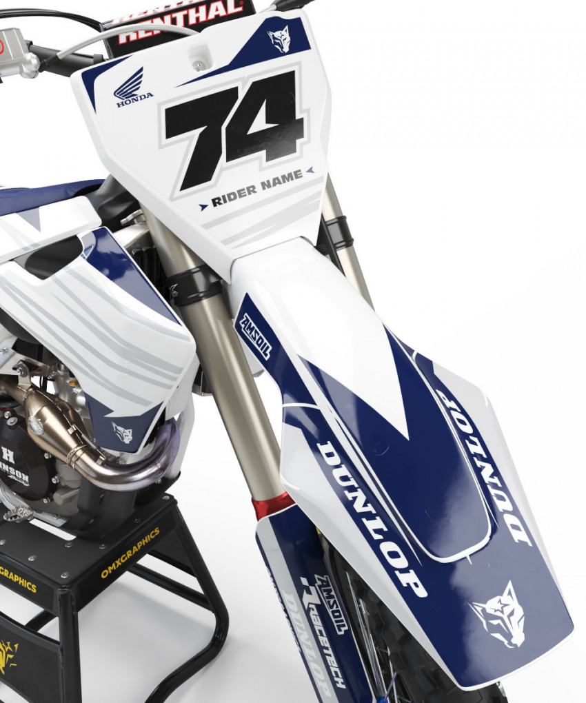 Husqvarna Mx Graphics Kit Rage Front