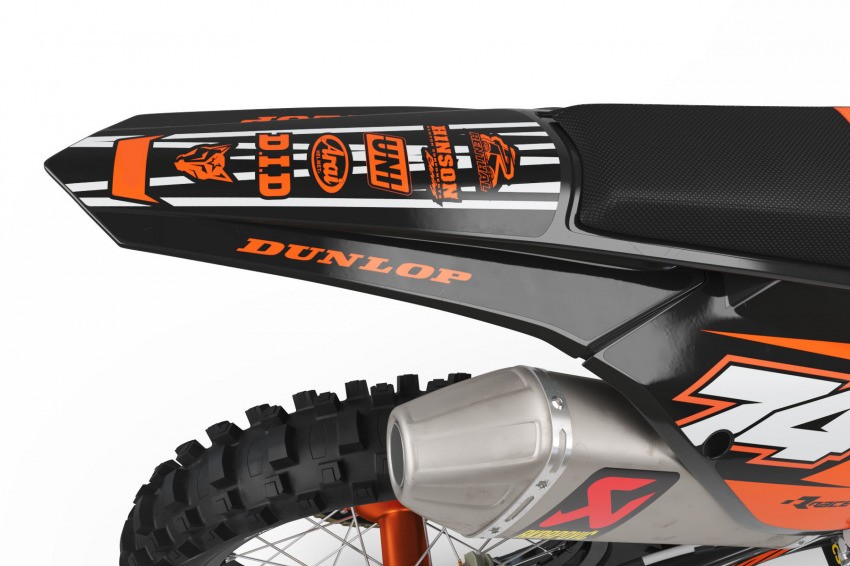 KTM Dirt Bike Graphics Kit Rage Tail