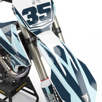 KTM Dirt Bike Graphics Kit Razor 2 Front