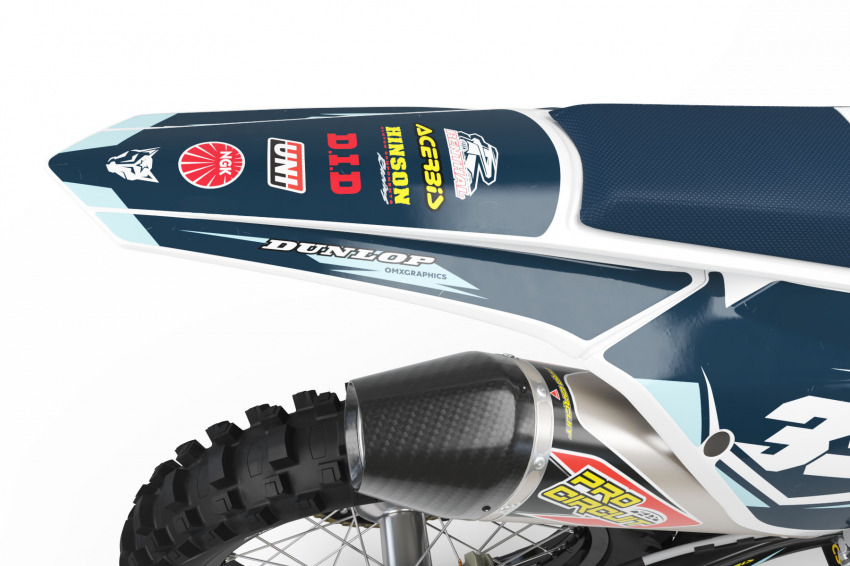 KTM Dirt Bike Graphics Kit Razor 2 Tail