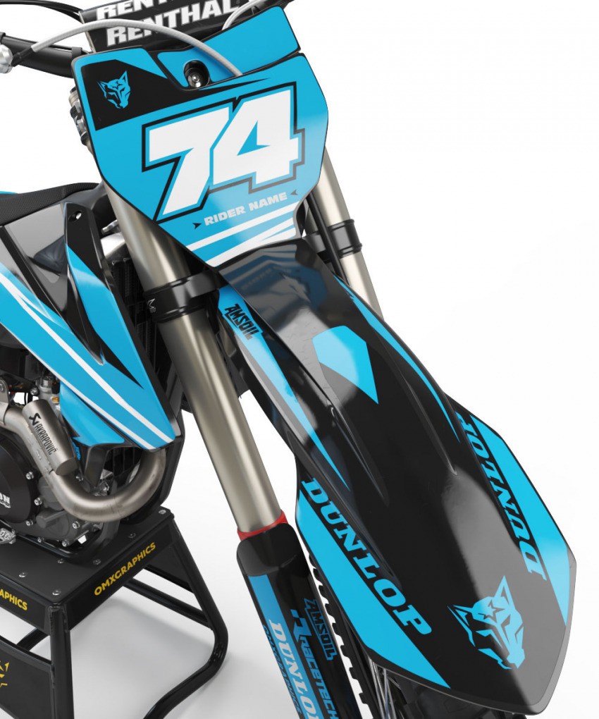 KTM Mx Graphics Kit Rage 2 Front