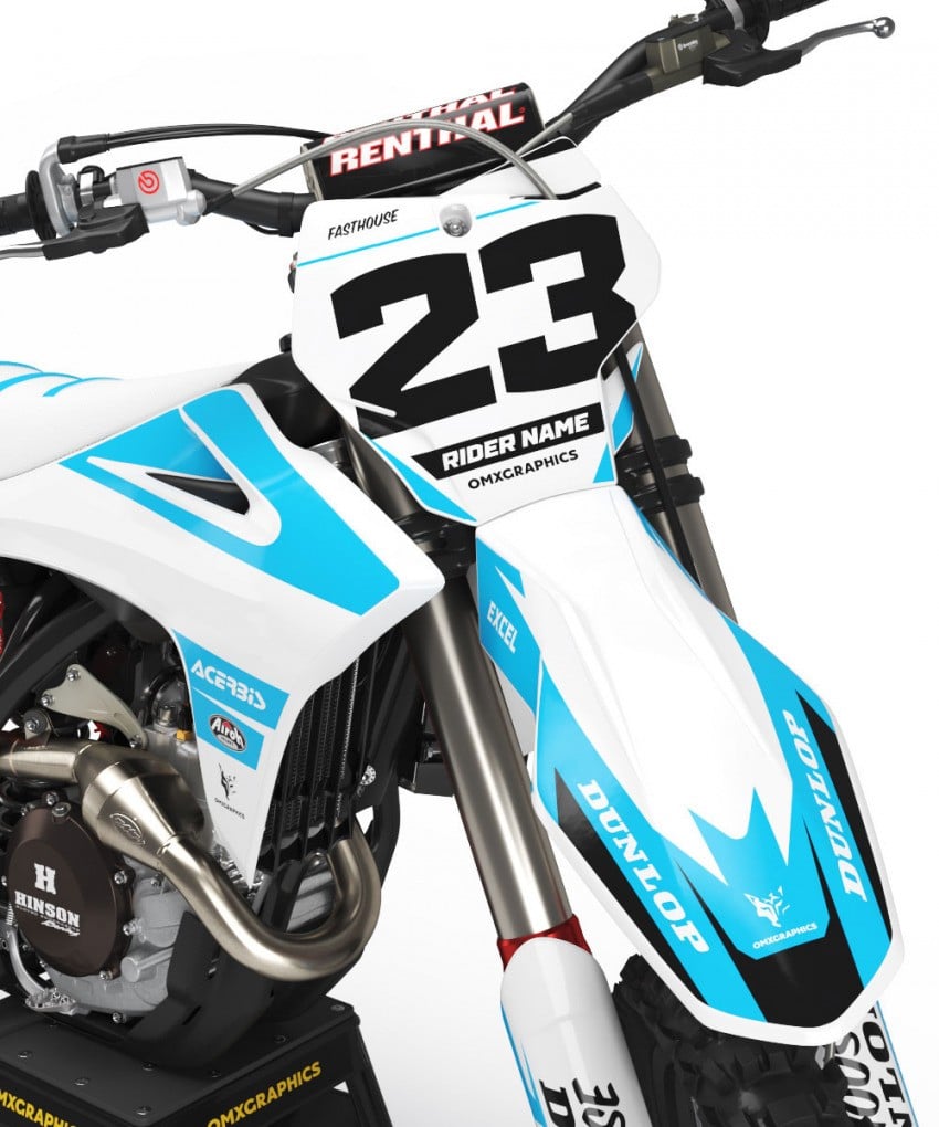Best Stickers For GasGas EC 250 F 'BANDIT 2' Front