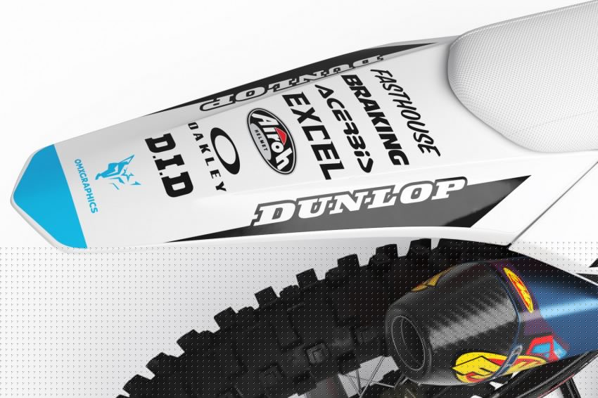 GasGas Dirt Bike Graphics Kit Bandit 2 Tail