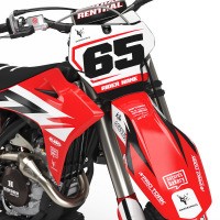 GasGas Motocross Graphics Kit Fuel Front