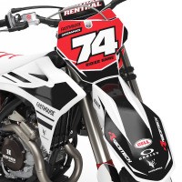 GasGas Motocross Graphics Kit Gang 2 Front
