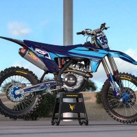 GasGas Motocross Graphics Kit Razor 2 Promo