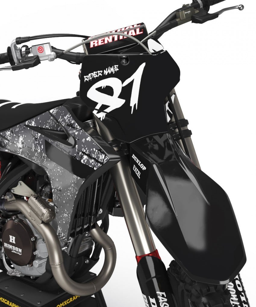 GasGas Motocross Graphics Kit Rebel 2 Front
