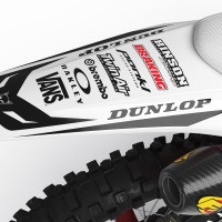 GasGas Motocross Graphics Kit Torch Tail