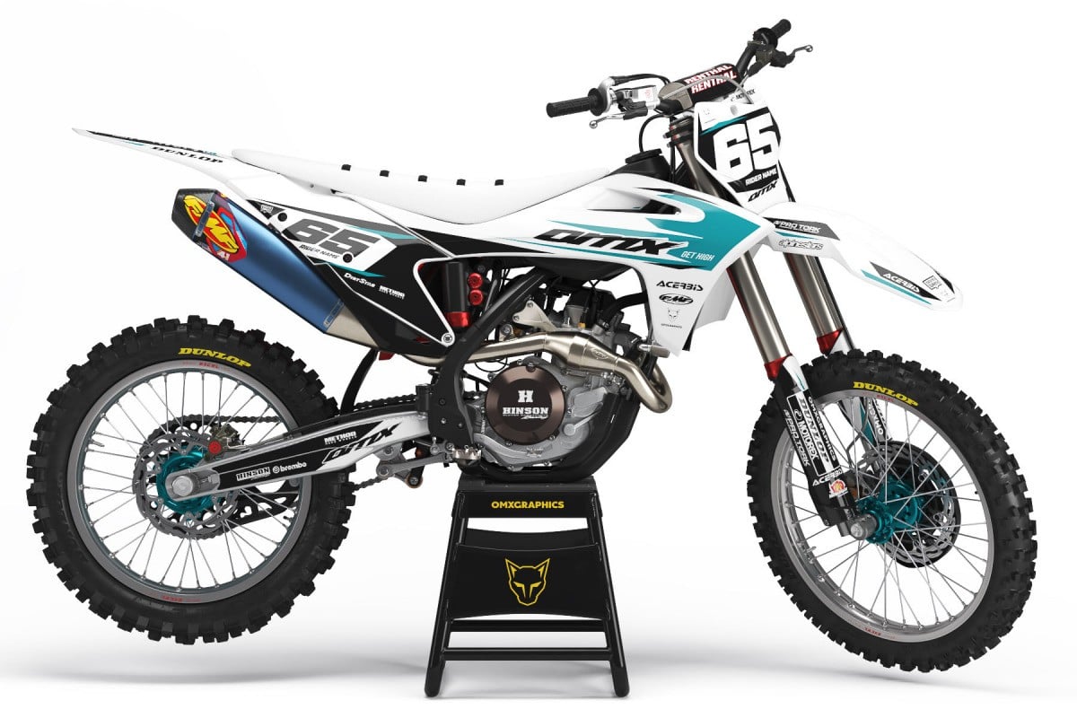 GasGas Mx Graphics Kit 'ARMY' Sand - OMXGraphics