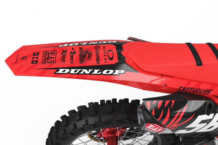 Honda Dirt Bike Graphics Kit Wild Tail
