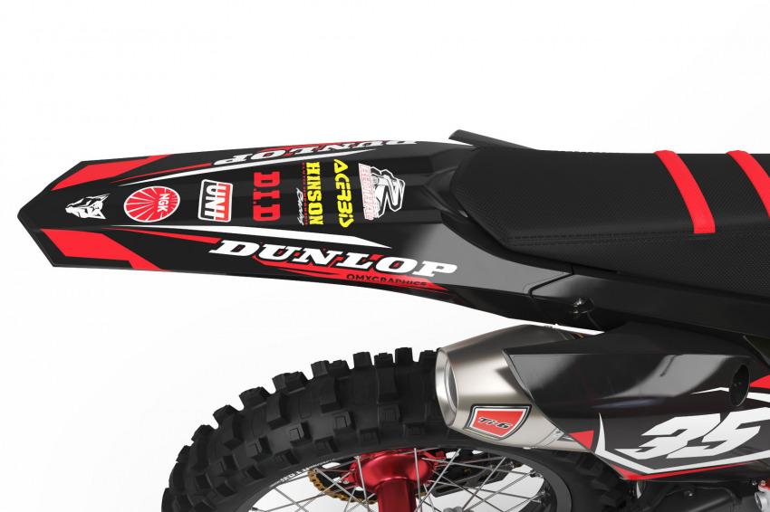 Honda Dirt Bike Graphics Kit Razor 2 Tail