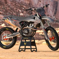 Grey and Orange animal print KTM Graphics - Promo