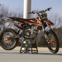 Custom Black and Orange KTM Dirt bike Graphics - Promo