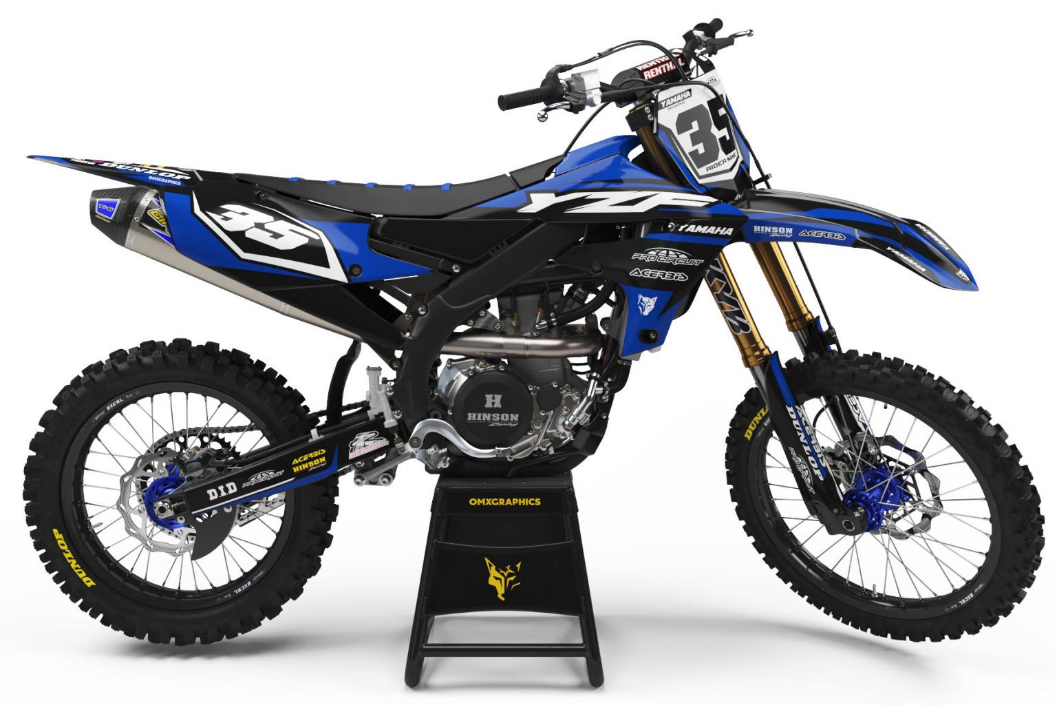 Yamaha Graphics Kit 'RAZOR' – OMXGraphics – Pro Rider Quality