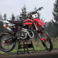 Full Custom Stickers set for GasGas Mx Bike - Promo