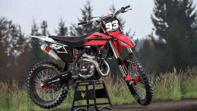 Dirt Bike Graphics Kit For GasGas - Core 2 - Promo