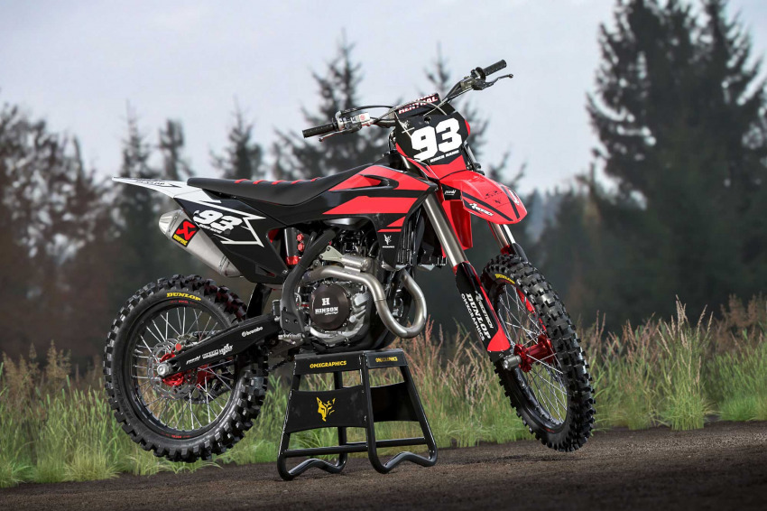 Full Custom Stickers set for GasGas Mx Bike - Promo