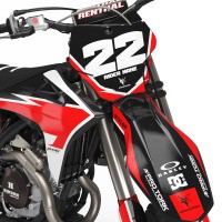 Supreme Graphics For GasGas MX 450 F 'FACTORY' Front