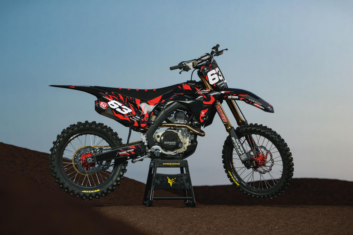 Custom Honda Mx Graphics Kit Siberian Promo